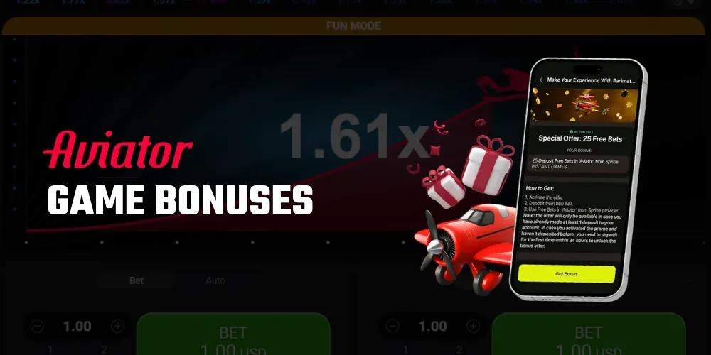 Aviator game Bonus